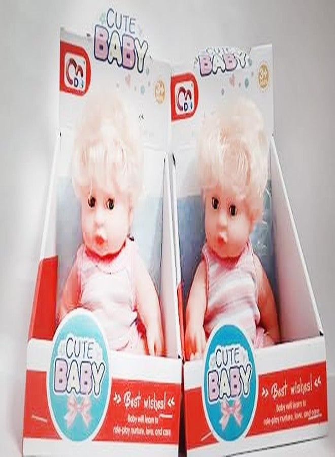 JAPSI Soft Baby Doll Toys, Boy & Girl Dolls with Hair and Removable Clothes, Pack of 1 | - Image 1